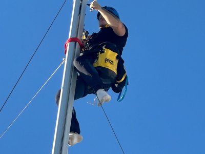 Entretient en tête de mât